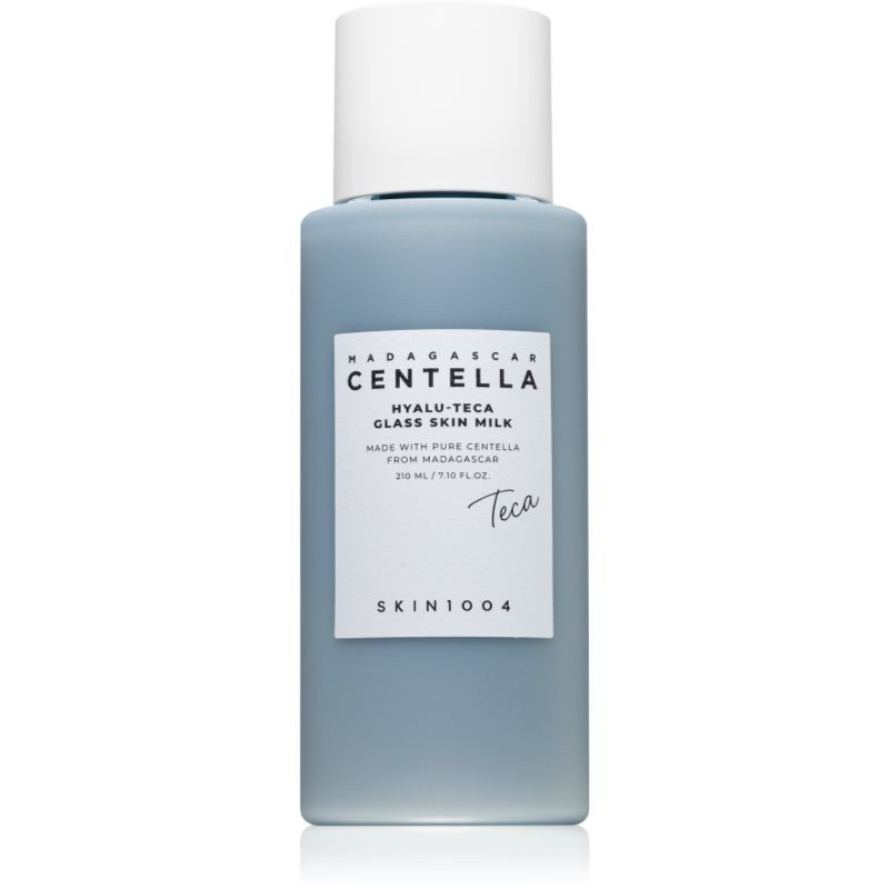 SKIN1004 Madagascar Centella Hyalu-Teca Glass Skin Milk mléčné tonikum pro rozjasnění a hydrataci 210 ml