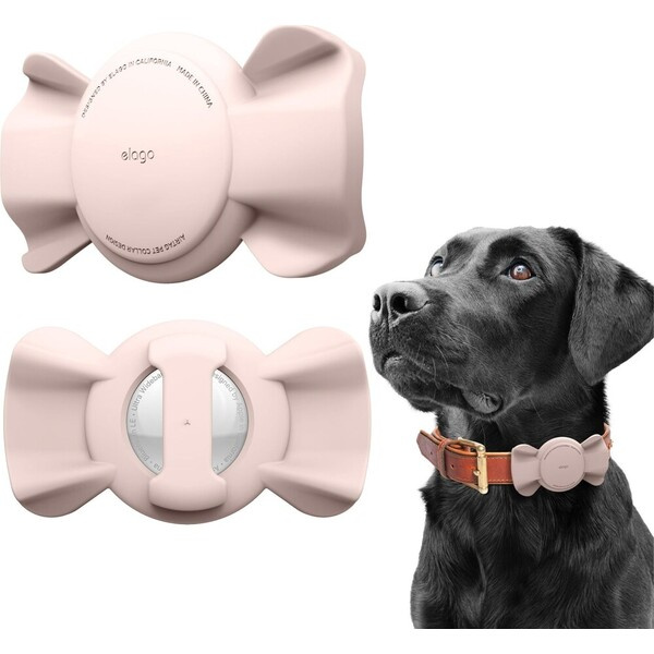 ELAGO Pet Collar pouzdro pro Apple AirTag růžové