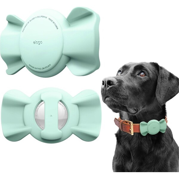 ELAGO Pet Collar pouzdro pro Apple AirTag mentolové