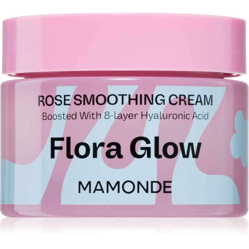 MAMONDE Flora Glow Rose Smoothing Cream intenzivní vyhlazující krém s hydratačním účinkem 50 ml