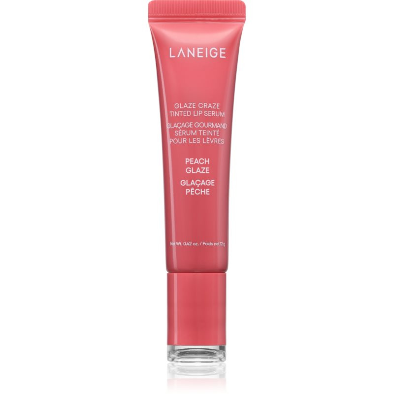 LANEIGE Glaze Craze Tinted Lip Serum tónovací balzám na rty odstín Peach Glaze 12 g