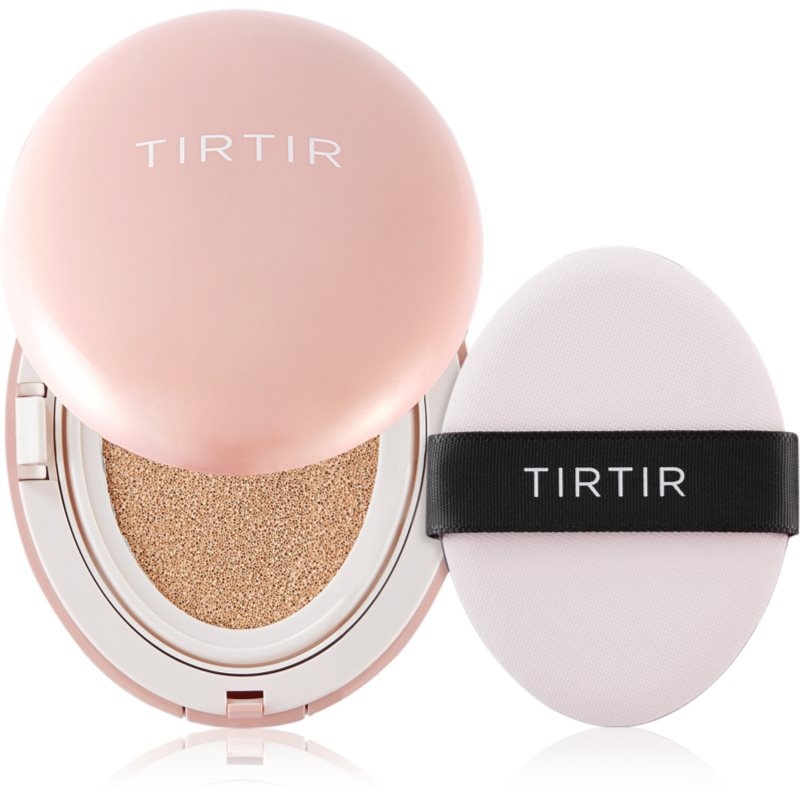 TIRTIR Mask Fit Aura Cushion Mini matující make-up v houbičce odstín 21N Ivory 4.5 g