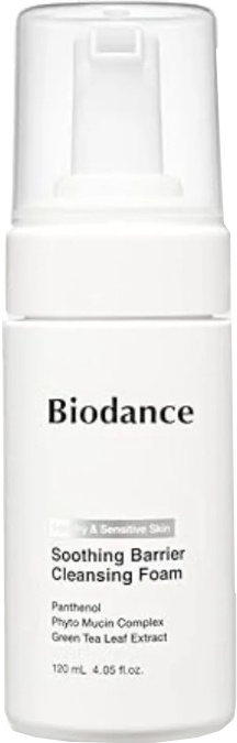 Biodance Jemná čisticí pěna pro suchou, citlivou a podrážděnou pleť Soothing Barrier (Cleansing Foam) 120 ml