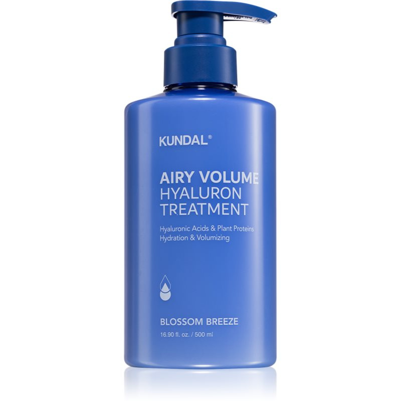 KUNDAL Airy Volume Hyaluron Treatment hydratační kondicionér pro objem 500 ml