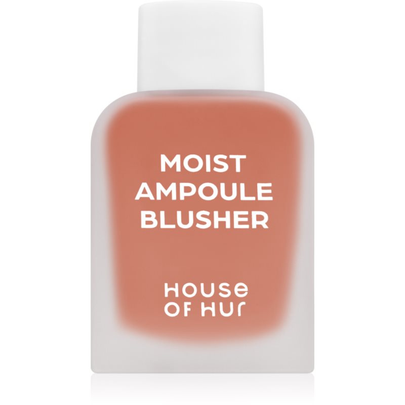 House of Hur Moist Ampoule Blusher tekutá tvářenka mini odstín 01 Nude Beige 10 ml