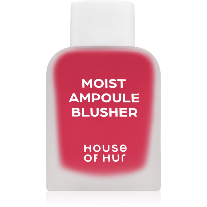 House of Hur Moist Ampoule Blusher tekutá tvářenka mini odstín 02 Deep Plum 10 ml