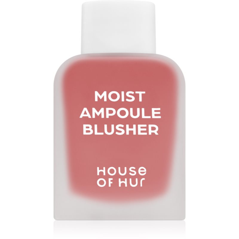 House of Hur Moist Ampoule Blusher tekutá tvářenka mini odstín 03 Rose Brown 10 ml