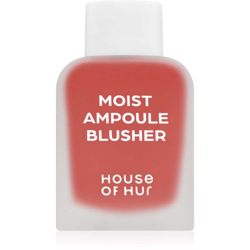 House of Hur Moist Ampoule Blusher tekutá tvářenka mini odstín 05 Peach Coral 10 ml