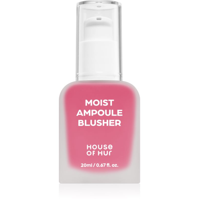 House of Hur Moist Ampoule Blusher tekutá tvářenka odstín 07 Pink Rosie 20 ml