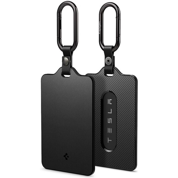 Spigen Air Fit Card Holder Case pouzdro na kartu Tesla (2 Pack) černé