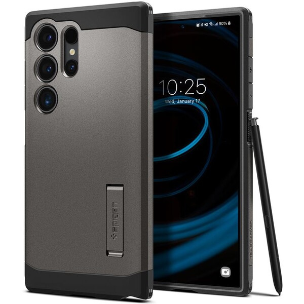 Spigen Tough Armor Samsung Galaxy S24 Ultra šedý