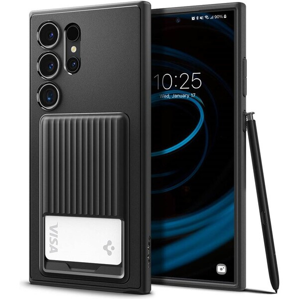 Spigen Liquid Slot kryt Samsung Galaxy S24 Ultra matně černý