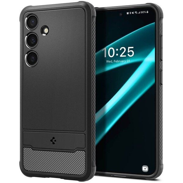 Spigen Rugged Armor Samsung Galaxy S24+ matná černá Černá
