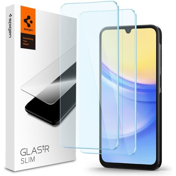 Spigen Glass tR Slim 2 Pack ochranné sklo Samsung Galaxy A25 5G/Galaxy A15/Galaxy A15 5G