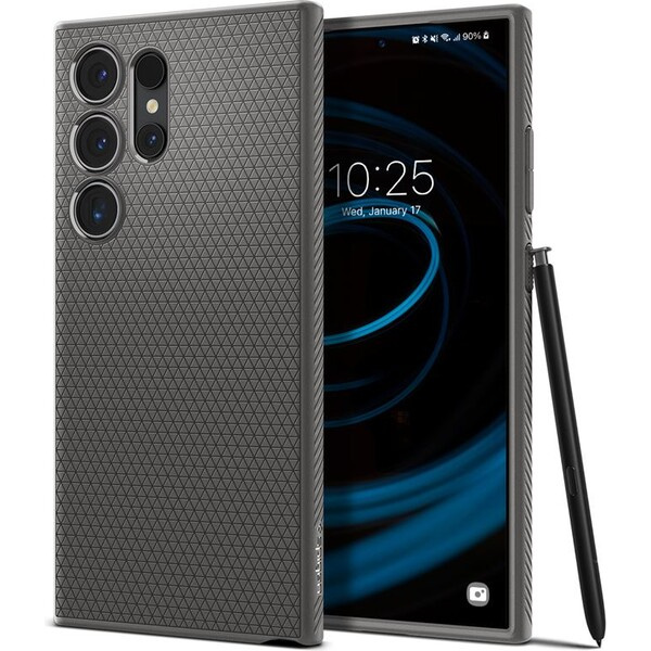 Spigen Liquid Air kryt Samsung Galaxy S24 Ultra šedá