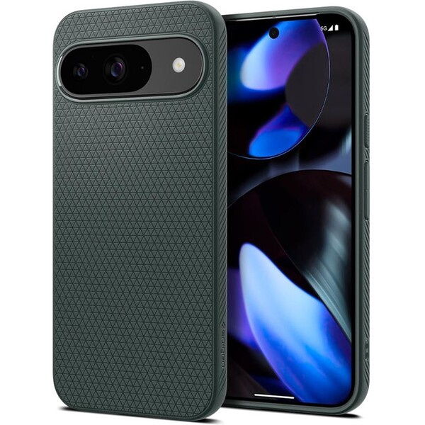 Spigen Liquid Air kryt Google Pixel 9 Pro/Pixel 9 zelený
