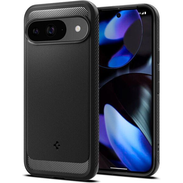 Spigen Rugged Armor kryt Google Pixel 9 Pro/Pixel 9 matně černý