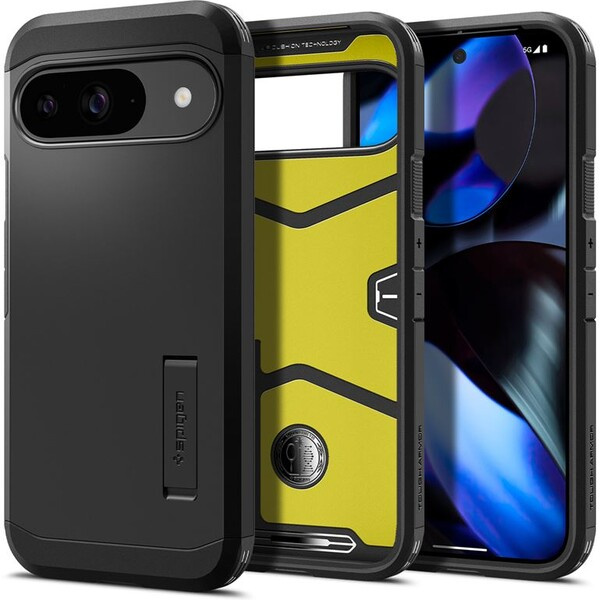 Spigen Tough Armor kryt Google Pixel 9 Pro/Pixel 9 černý