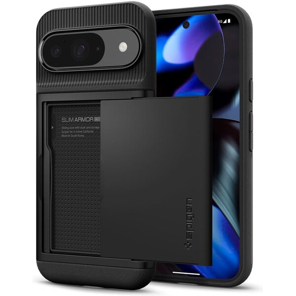 Spigen Slim Armor CS kryt Google Pixel 9 Pro/Pixel 9 černý
