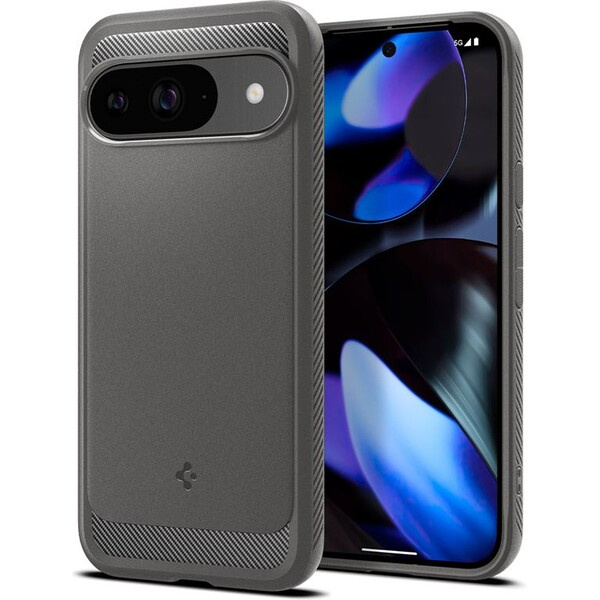 Spigen Rugged Armor kryt Google Pixel 9 Pro/Pixel 9 šedý