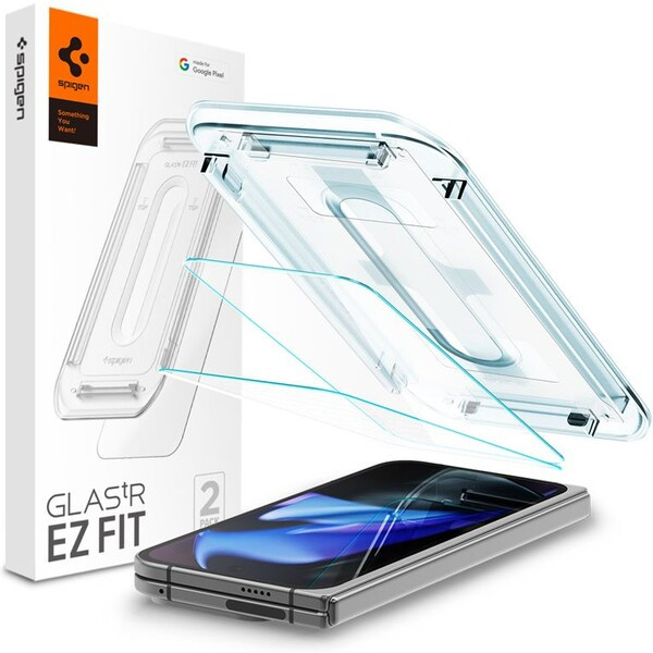 Spigen Glass tR EZ Fit 2 Pack tvrzené sklo Google Pixel 9 Pro Fold čiré