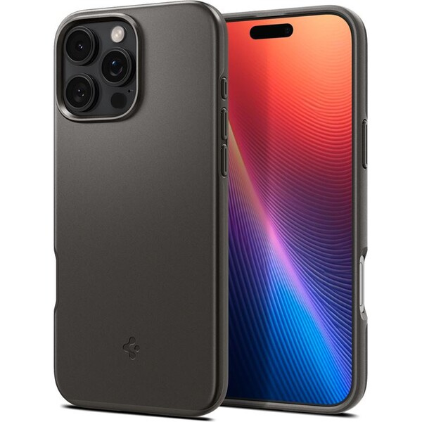 Spigen Thin Fit MagSafe kryt iPhone 16 Pro Max gunmetal