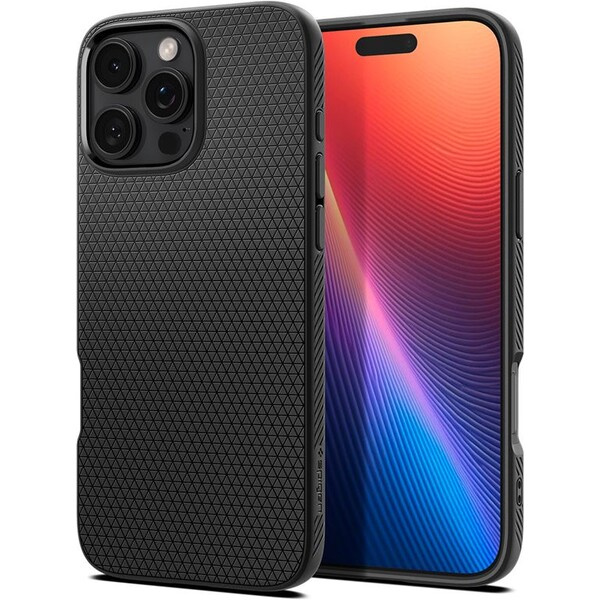 Spigen Liquid Air kryt iPhone 16 Pro Max matte black
