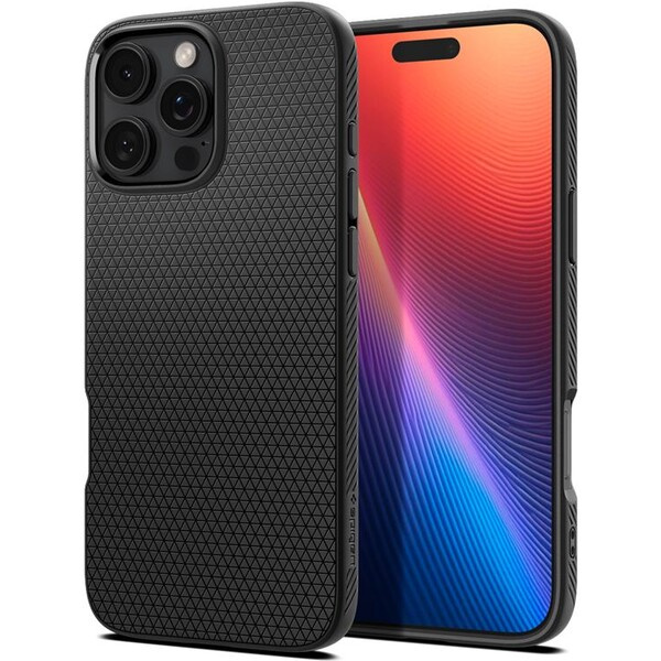 Spigen Liquid Air kryt iPhone 16 Pro matte black