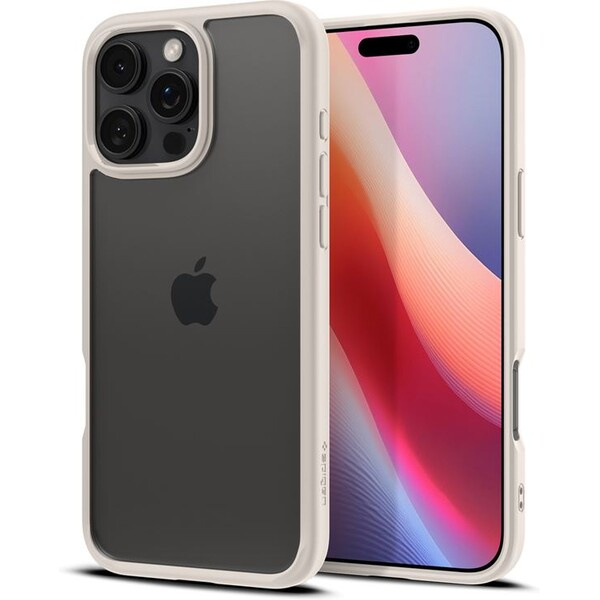 Spigen Ultra Hybrid kryt iPhone 16 Pro natural titanium