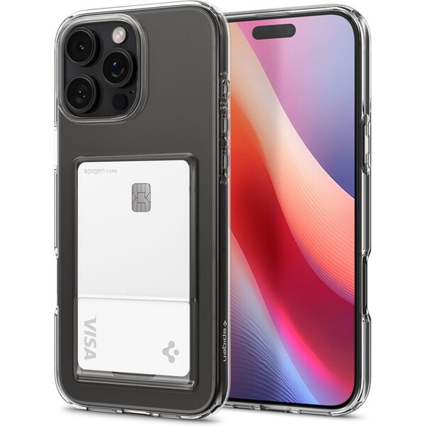Spigen Crystal Slot kryt iPhone 16 Pro crystal clear