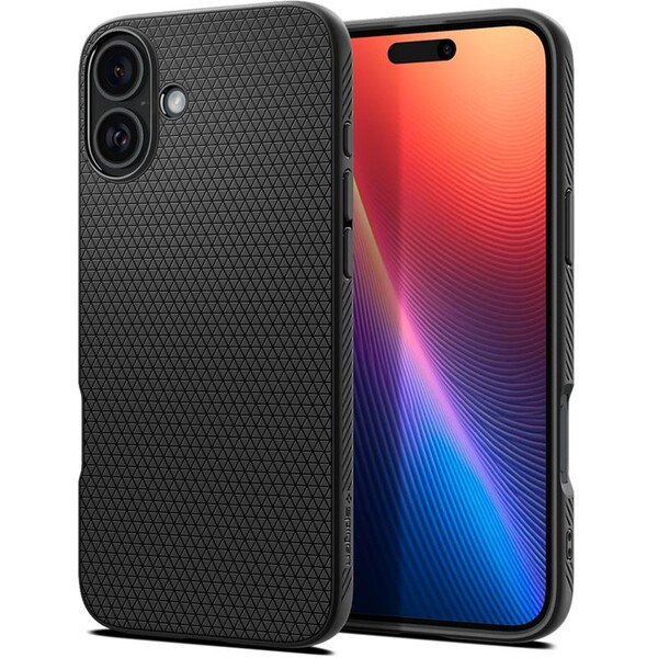 Spigen Liquid Air kryt iPhone 16 matte black
