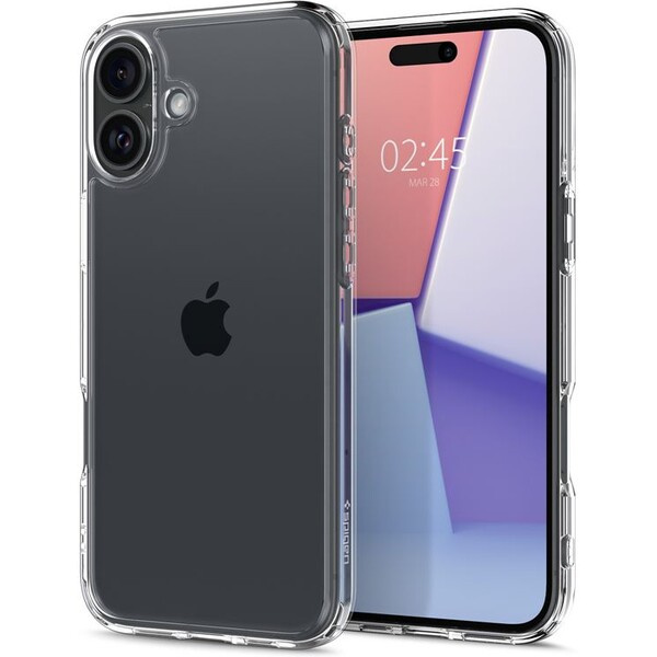 Spigen Ultra Hybrid kryt iPhone 16 crystal clear