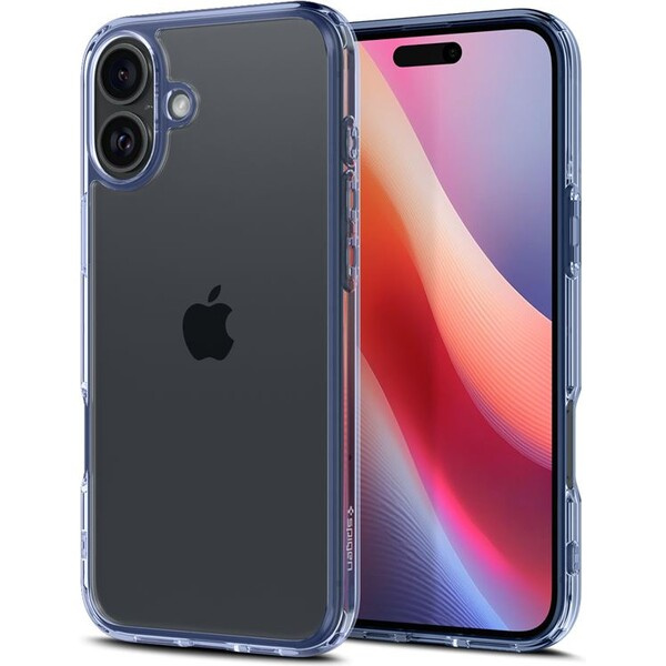 Spigen Ultra Hybrid kryt iPhone 16 sky crystal