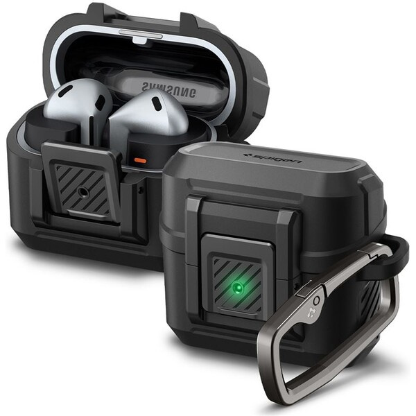 Spigen Lock Fit pouzdro Samsung Galaxy Buds3 Pro/Buds3 matně černé