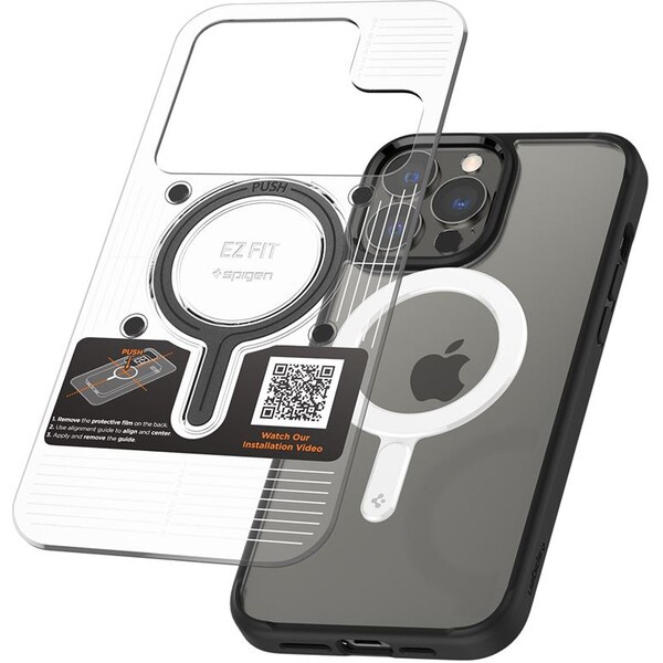 Spigen OneTap Ring Magnetic Plate nalepovací MagSafe kroužek bílý