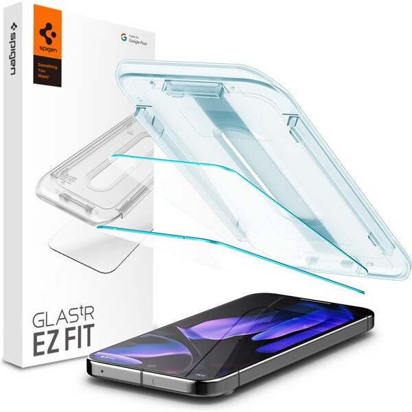 Spigen Glass tR EZ Fit 2 Pack tvrzené sklo Google Pixel 9 Pro/Pixel 9 čiré