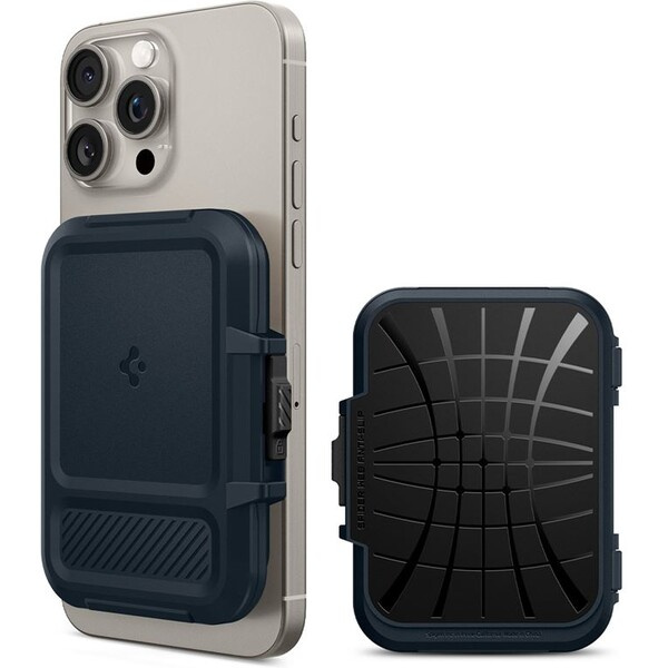 Spigen Lock Fit MagSafe Wallet peněženka tmavě modrá