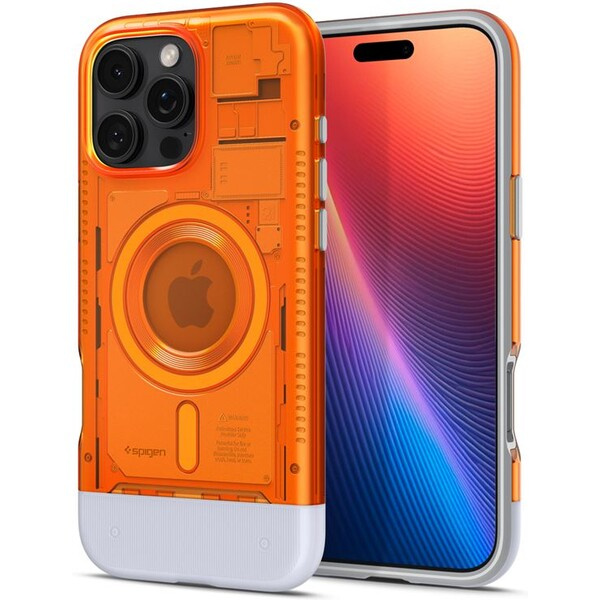 Spigen Classic C1 MagSafe kryt iPhone 16 Pro Max tangerine