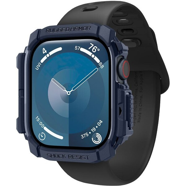 Spigen Rugged Armor kryt pro Apple Watch 10 (42mm) námořně modrý