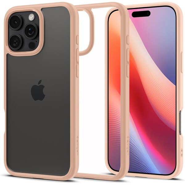 Spigen Ultra Hybrid kryt iPhone 16 Pro Max rose titanium