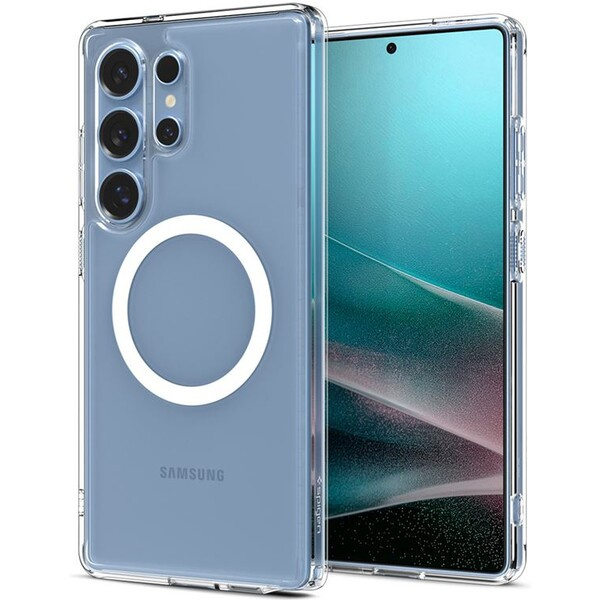 Spigen Ultra Hybrid MagSafe kryt Samsung Galaxy S25 Ultra bílý