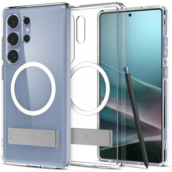 Spigen Ultra Hybrid S MagSafe kryt Samsung Galaxy S25 Ultra bílý