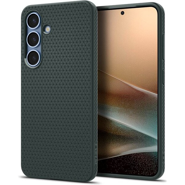 Spigen Liquid Air kryt Samsung Galaxy S25 zelený