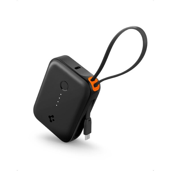 Spigen Essential powerbanka s kabelem 10000 mAh (30W) černá (EA3010BT)
