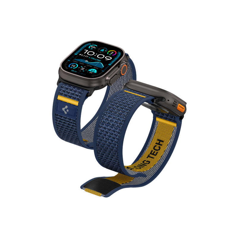 Spigen Athlex Air Active řemínek Apple Watch 49/46/45/44mm námořně modrý