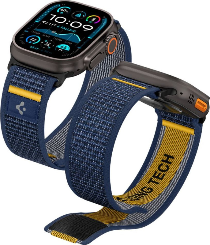 Spigen Athlex Air Active řemínek Apple Watch 49/46/45/44mm námořně modrý