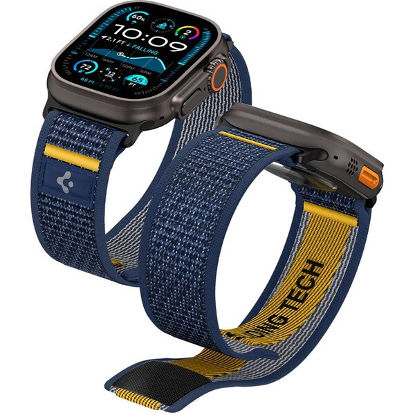 Spigen Athlex Air Active řemínek Apple Watch 49/46/45/44mm námořně modrý