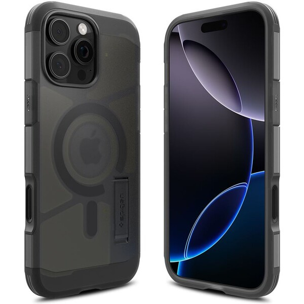 Spigen Tough Armor T MagSafe, frost black - iPhone 16 Pro (ACS09072) Černá