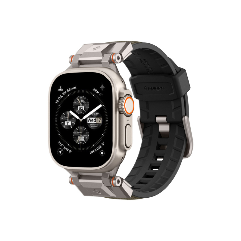 Spigen DuraPro Armor řemínek Apple Watch Ultra 49/46/45/44/42mm tmavě zelený