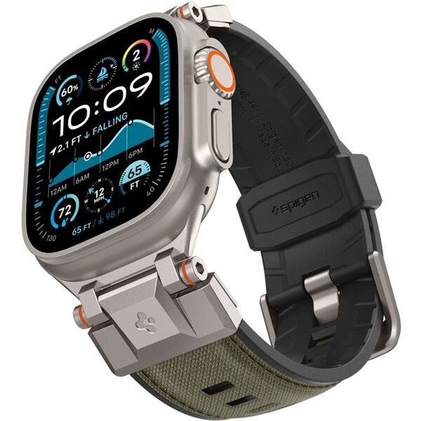 Spigen DuraPro Armor řemínek Apple Watch Ultra 49/46/45/44/42mm tmavě zelený